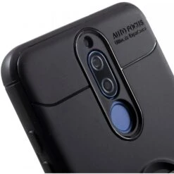 Coque Silicone Huawei Mate 10 Lite Metal Finger Noir -All For Phone Magasin coque huawei mate 10 lite frac2492 6