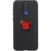 Coque Silicone Huawei Mate 10 Lite Metal Finger Rouge -All For Phone Magasin coque huawei mate 10 lite frac2493