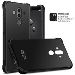 Coque Huawei Mate 10 Pro Antichoc Elegant Avec Film De Protection IMAK Noir