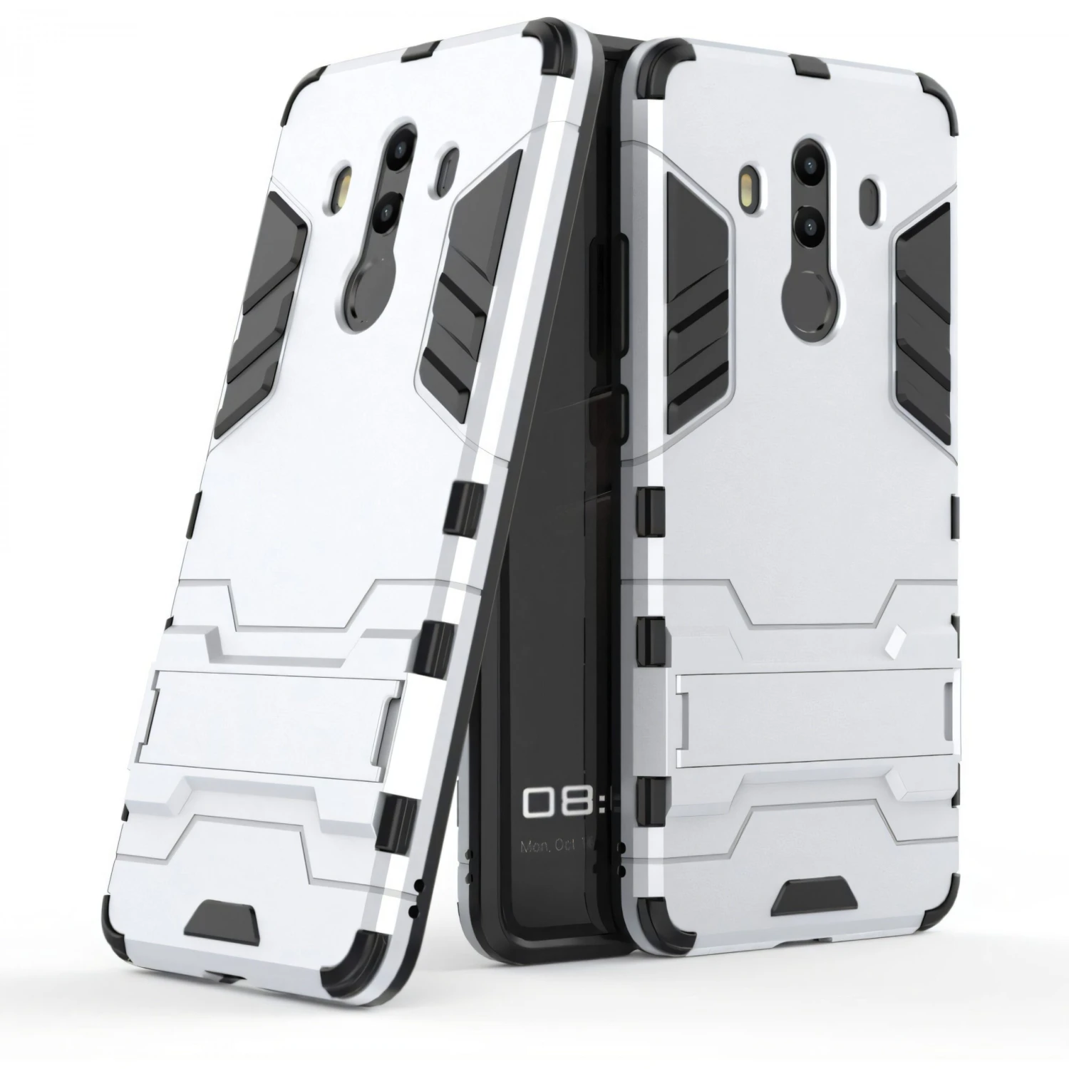 Coque Huawei Mate 10 Pro Antichoc Armor Avec Support Argent 3 Coque Huawei Mate 10 Pro Antichoc Armor Avec Support Argent