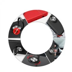 Coque Silicone Huawei Mate 10 Pro Avec Anneau En Metal Noir -All For Phone Magasin coque huawei mate 10 pro frac2952 9