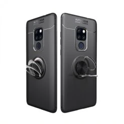 Coque Silicone Avec Anneau Idéal Support Voiture Huawei Mate 20 Noir -All For Phone Magasin coque huawei mate 20 frac2973 2