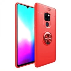 Coque Silicone Avec Anneau Idéal Support Voiture Huawei Mate 20 Rouge