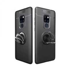 Coque Silicone Huawei Mate 20 X Avec Anneau Rotatif Noir -All For Phone Magasin coque huawei mate 20 x frac2979 2