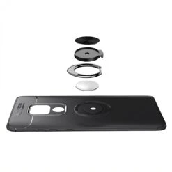 Coque Silicone Huawei Mate 20 X Avec Anneau Rotatif Noir -All For Phone Magasin coque huawei mate 20 x frac2979 4