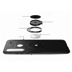 Coque Silicone Huawei Nova 4 Avec Anneau Noir -All For Phone Magasin coque huawei nova 4 frac3007 10