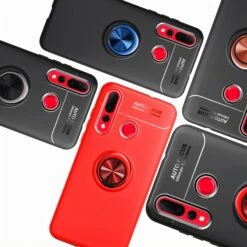 Coque Silicone Huawei Nova 4 Avec Anneau Noir -All For Phone Magasin coque huawei nova 4 frac3007 13