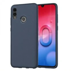 Coque Silicone Huawei Honor 10 Lite Et P Smart 2019 Bleu Foncé