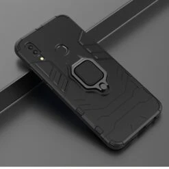Coque Antichoc Huawei P Smart 2019 Cool Guard Avec Anneau Noir -All For Phone Magasin coque huawei p smart 2019 frac2997 8