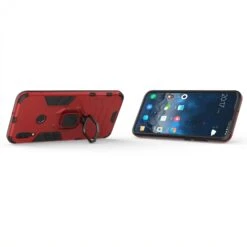 Coque Antichoc Huawei P Smart 2019 Cool Guard Avec Anneau Rouge -All For Phone Magasin coque huawei p smart 2019 frac2998 4