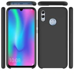 Coque Silicone Huawei Honor 10 Lite / P Smart 2019 Noir -All For Phone Magasin coque huawei p smart 2019 frac3021 4