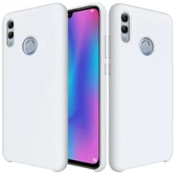Coque Silicone Huawei Honor 10 Lite / P Smart 2019 Blanc