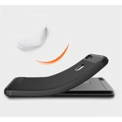 Coque Silicone Huawei P Smart Style Fibre De Carbone Noir -All For Phone Magasin coque huawei p smart frac2451 8