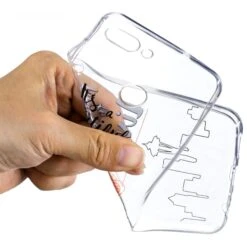 Coque Silicone Huawei P Smart Save Lives Transparent -All For Phone Magasin coque huawei p smart frac2503 3