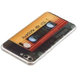 Coque Silicone Huawei P Smart Cassette Noir -All For Phone Magasin coque huawei p smart frac2506 2