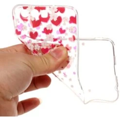 Coque Huawei P10 Silicone Cœurs Et Fleurs Transparent -All For Phone Magasin coque huawei p10 frac1863 4