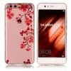 Coque Huawei P10 Silicone Beautiful Flowers Transparent