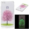 Coque Huawei P10 Lite Silicone Phospho Arbre Rose Blanc -All For Phone Magasin coque huawei p10 lite frac1880