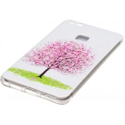 Coque Huawei P10 Lite Silicone Phospho Arbre Rose Blanc -All For Phone Magasin coque huawei p10 lite frac1880 2