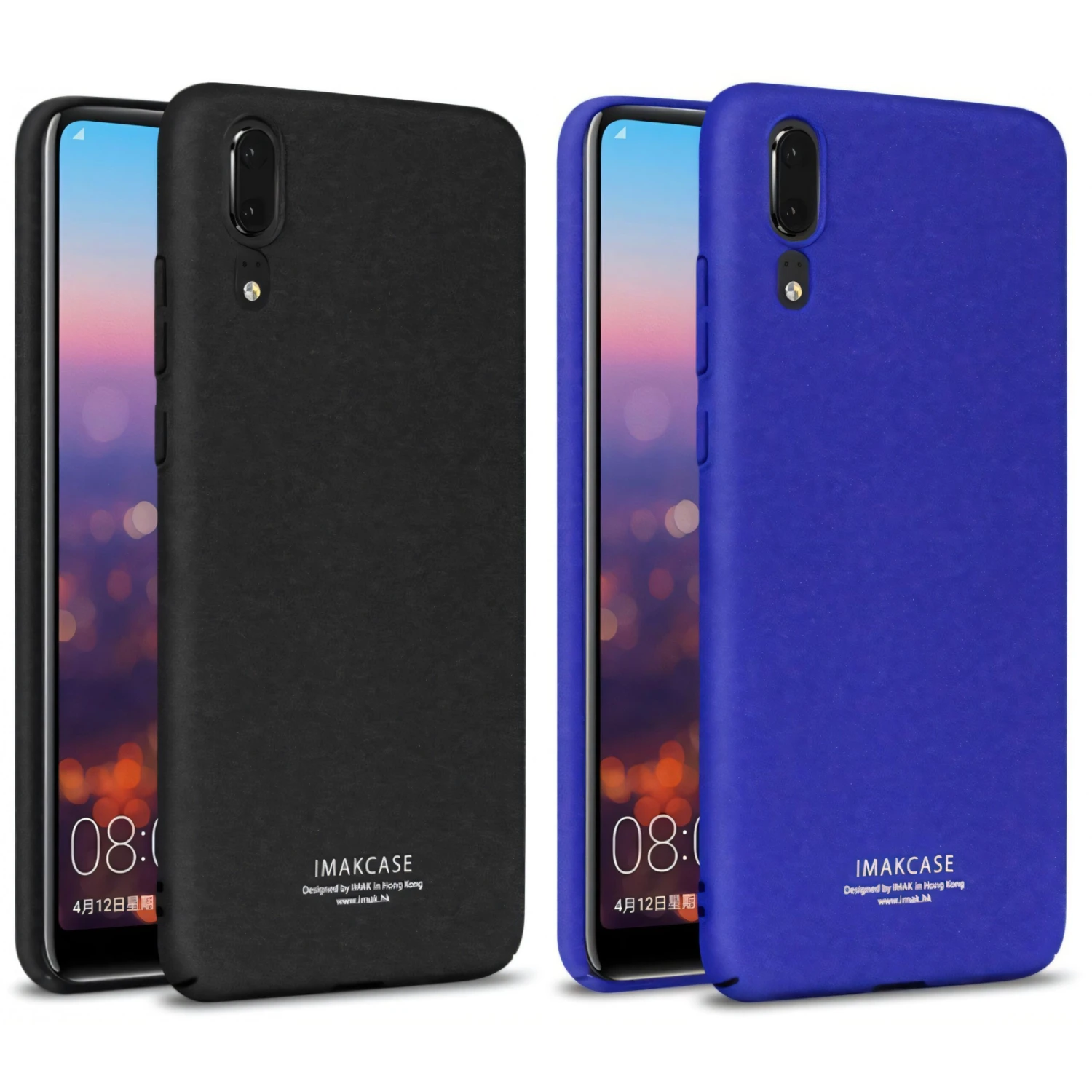 Coque Rigide Huawei P20 Avec Anneau Imak Noir 6 Coque Rigide Huawei P20 Avec Anneau Imak Noir – Image 4