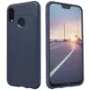 Coque Silicone Huawei P20 Lite Litchi Lenuo Bleu -All For Phone Magasin coque huawei p20 lite frac2461