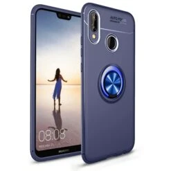 Coque Huawei P20 Lite Kickstand Bleu