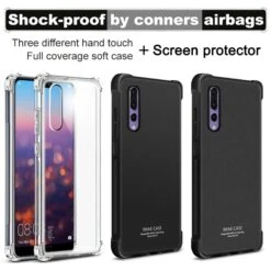 Coque Huawei P20 Pro Antichoc IMAK Noir -All For Phone Magasin coque huawei p20 pro frac2473 2