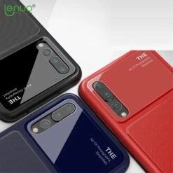 Coque Silicone Huawei P20 Pro Avec Partie En Verre Lenuo Noir -All For Phone Magasin coque huawei p20 pro frac2496 4