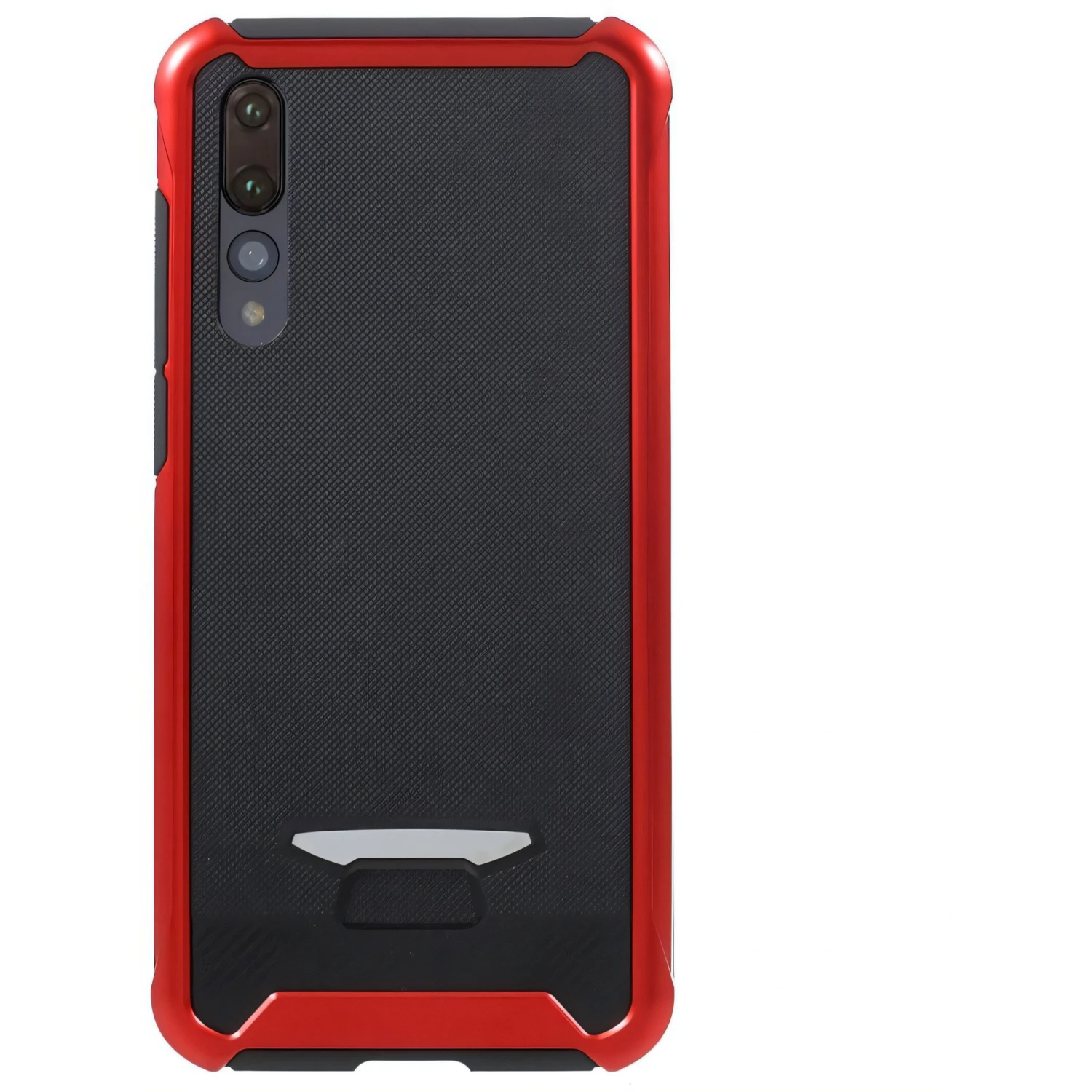 Coque Silicone Huawei P20 Pro Hybride Relief Rouge 4 Coque Silicone Huawei P20 Pro Hybride Relief Rouge – Image 2