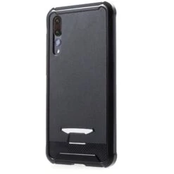 Coque Silicone Huawei P20 Pro Hybride Relief Noir -All For Phone Magasin coque huawei p20 pro frac2518 2