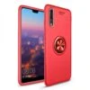 Coque Silicone Huawei P20 Pro Avec Anneau En Metal Rouge 1 Coque Silicone Huawei P20 Pro Avec Anneau En Metal Rouge -All For Phone Magasin coque huawei p20 pro frac2961