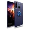 Coque Silicone Huawei P30 Lite Avec Anneau En Metal Bleu -All For Phone Magasin coque huawei p30 lite frac3026