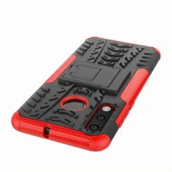 Coque Antichoc Huawei P30 Lite Style Pneu Avec Support Rouge -All For Phone Magasin coque huawei p30 lite frac3086 3