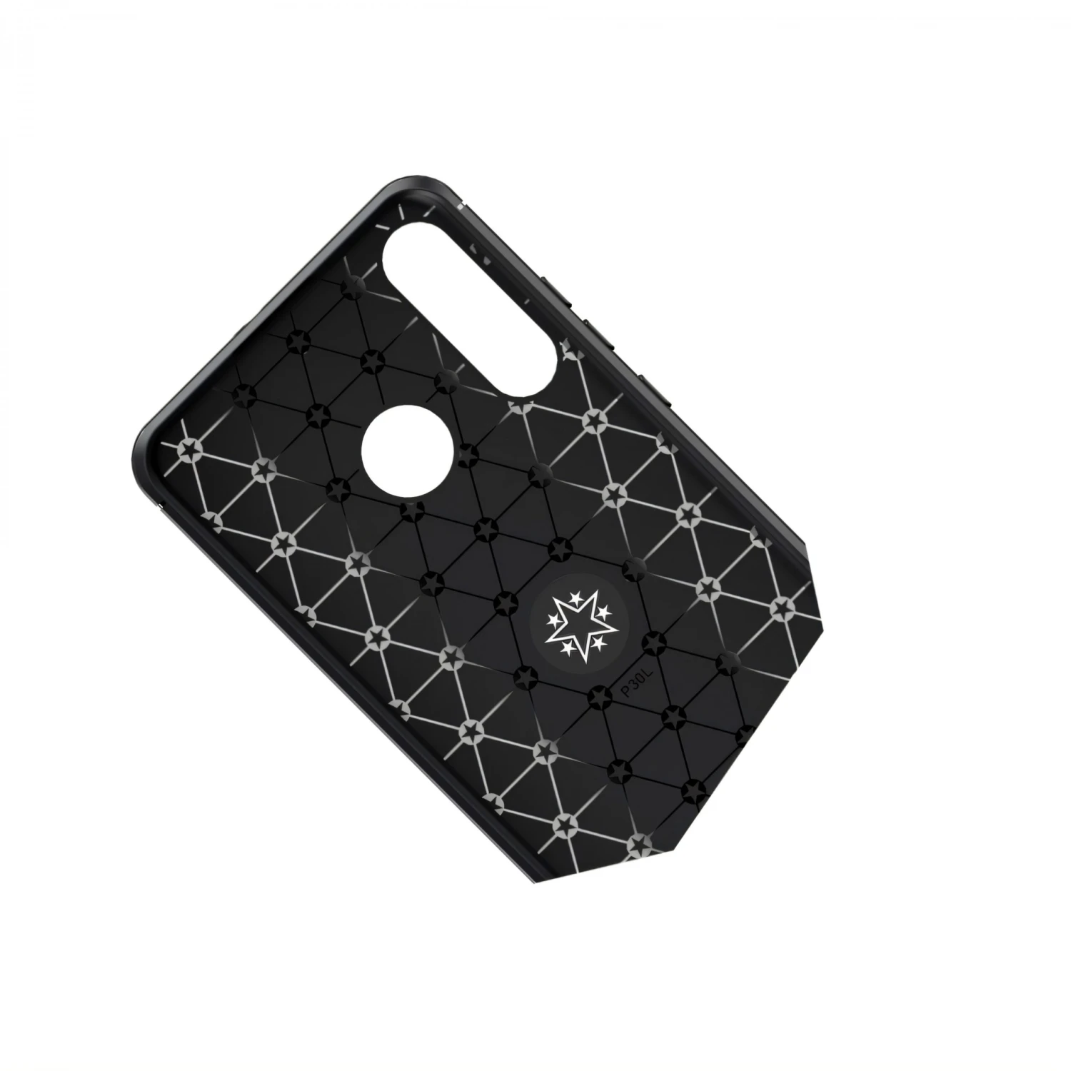 Coque Silicone Huawei P30 Lite Et Nova 4E Avec Anneau Et Support En Metal Noir 8 Coque Silicone Huawei P30 Lite Et Nova 4E Avec Anneau Et Support En Metal Noir – Image 6