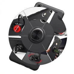 Coque Silicone Huawei P30 Lite Et Nova 4E Avec Anneau Et Support En Metal Noir 18 Coque Silicone Huawei P30 Lite Et Nova 4E Avec Anneau Et Support En Metal Noir -All For Phone Magasin coque huawei p30 lite frac3094 7