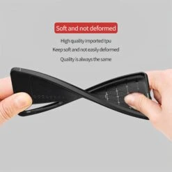 Coque Silicone Huawei P30 Pro IPAKY Effet Cuir Noir -All For Phone Magasin coque huawei p30 pro frac2993 2