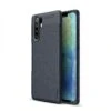 Coque Silicone Huawei P30 Pro IPAKY Effet Cuir Bleu Foncé -All For Phone Magasin coque huawei p30 pro frac2996