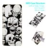 Coque Silicone Huawei P30 Pro Cranes Skulls Fantaisie Phosphorescente Noir -All For Phone Magasin coque huawei p30 pro frac3002