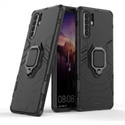 Coque Antichoc Huawei P30 Pro Cool Guard Avec Anneau Noir