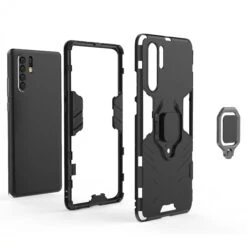 Coque Antichoc Huawei P30 Pro Cool Guard Avec Anneau Noir -All For Phone Magasin coque huawei p30 pro frac3003 5