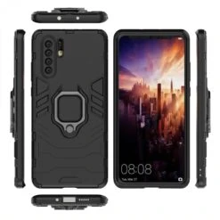 Coque Antichoc Huawei P30 Pro Cool Guard Avec Anneau Noir -All For Phone Magasin coque huawei p30 pro frac3003 6