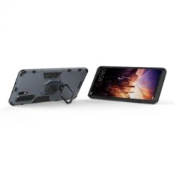 Coque Antichoc Huawei P30 Pro Cool Guard Avec Anneau Bleu Foncé -All For Phone Magasin coque huawei p30 pro frac3005 3