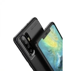 Coque Silicone Antichoc Huawei P30 Pro Noir -All For Phone Magasin coque huawei p30 pro frac3065 4