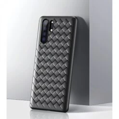 Coque Silicone Huawei P30 Pro Style Tressé BASEUS Noir