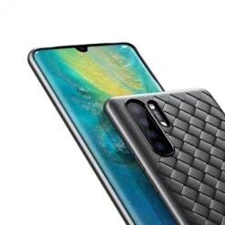 Coque Silicone Huawei P30 Pro Style Tressé BASEUS Noir -All For Phone Magasin coque huawei p30 pro frac3080 4