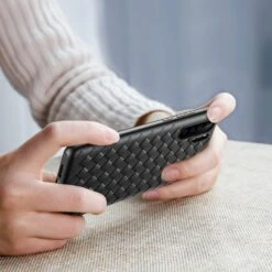 Coque Silicone Huawei P30 Pro Style Tressé BASEUS Noir -All For Phone Magasin coque huawei p30 pro frac3080 8