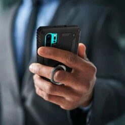 Coque Antichoc P30 Pro XSSIVE Avec Anneau Metallique Noir -All For Phone Magasin coque huawei p30 pro frac3191 4