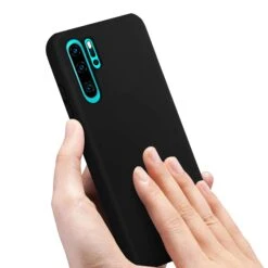 Coque Silicone P30 Pro Semi Rigide Avec Finition Cool Touch Noir -All For Phone Magasin coque huawei p30 pro frac3217 1