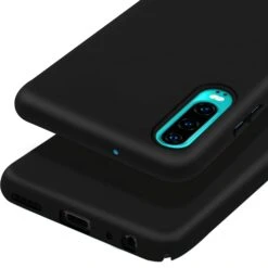 Coque Silicone P30 Semi Rigide Avec Finition Cool Touch Noir -All For Phone Magasin coque huawei p30 pro frac3221 3