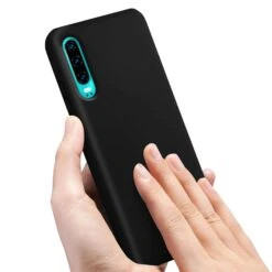 Coque Silicone P30 Semi Rigide Avec Finition Cool Touch Noir -All For Phone Magasin coque huawei p30 pro frac3221 7